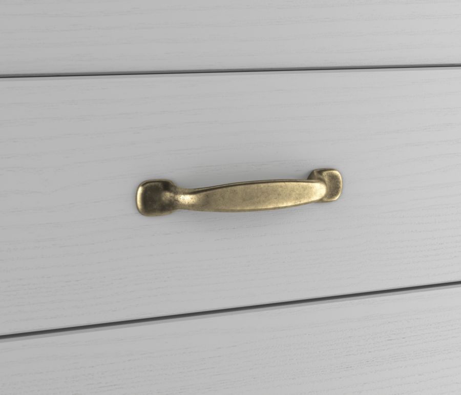 Antique Brass Handle Magnet, Aged Brass Kitchen Cupboard Handles